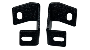 Ford F-150 Pod Light Brackets - Hood - Fishbone Offroad - Hood Pod Mount, Textured Black Powder Coat - Black - `15-`23
